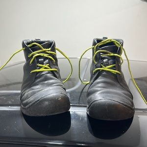 Keen blacks leather boots size 10.5